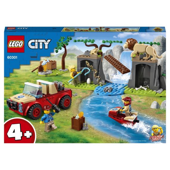 LEGO CITY 60301 КОНСТРУКТОР СПАСАТЕЛЬНЫЙ ВНЕДОРОЖНИК ДЛЯ ЗВЕРЕЙ