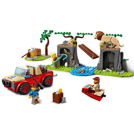 LEGO CITY 60301 КОНСТРУКТОР СПАСАТЕЛЬНЫЙ ВНЕДОРОЖНИК ДЛЯ ЗВЕРЕЙ