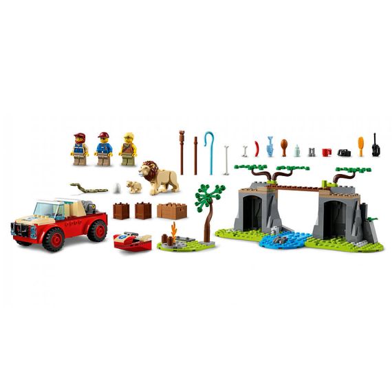LEGO CITY 60301 КОНСТРУКТОР СПАСАТЕЛЬНЫЙ ВНЕДОРОЖНИК ДЛЯ ЗВЕРЕЙ