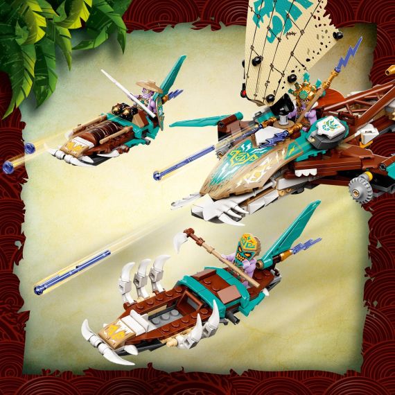 LEGO NINJAGO 71748 КОНСТРУКТОР CATAMARAN SEA BATTLE