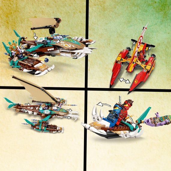 LEGO NINJAGO 71748 КОНСТРУКТОР CATAMARAN SEA BATTLE