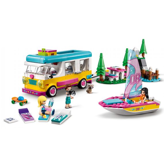 LEGO FRIENDS 41681 ЛЕСНОЙ ДОМ НА КОЛЕСАХ И ПАРУСНАЯ ЛОДКА