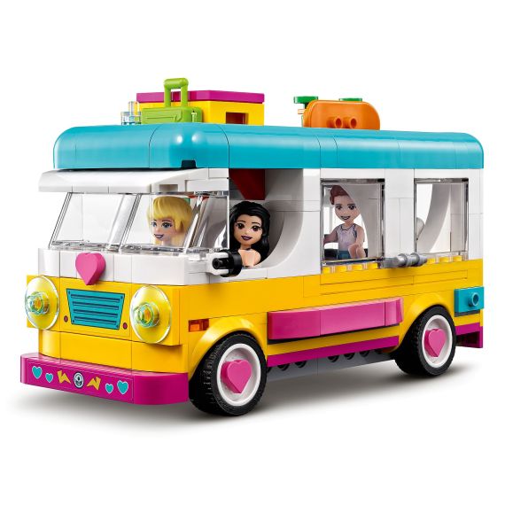 LEGO FRIENDS 41681 ЛЕСНОЙ ДОМ НА КОЛЕСАХ И ПАРУСНАЯ ЛОДКА
