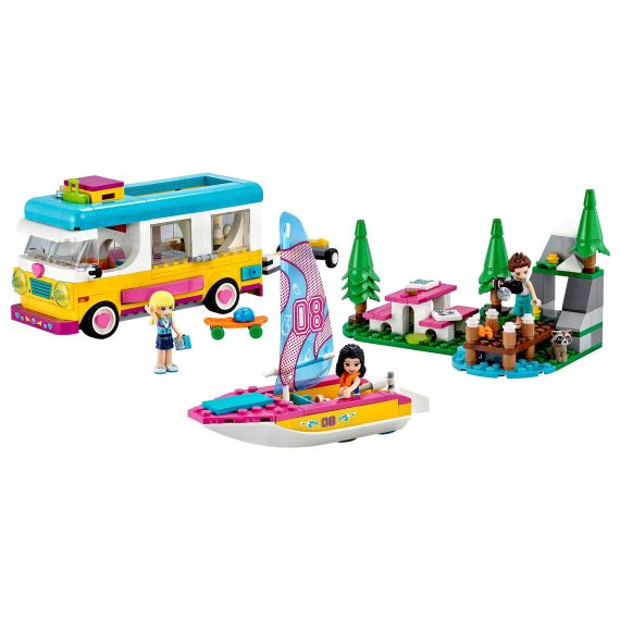 LEGO FRIENDS 41681 ЛЕСНОЙ ДОМ НА КОЛЕСАХ И ПАРУСНАЯ ЛОДКА