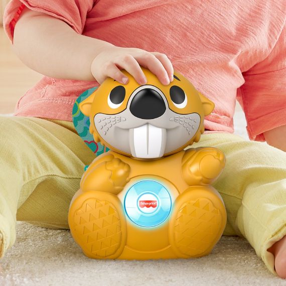 FISHER PRICE LINKIMALS GXD83 ИНТЕРАКТИВНАЯ РАЗВИВАЮЩАЯ ИГРУШКА ВЕСЕЛЫЙ БОБЕР