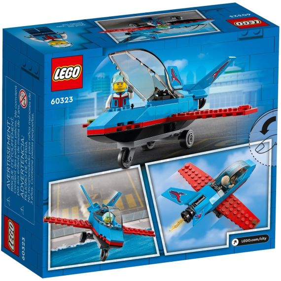 LEGO CITY 60323 КОНСТРУКТОР ТРЮКОВЫЙ САМОЛЁТ