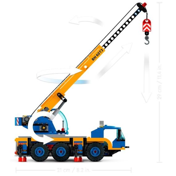 LEGO CITY 60324 КОНСТРУКТОР МОБИЛЬНЫЙ КРАН