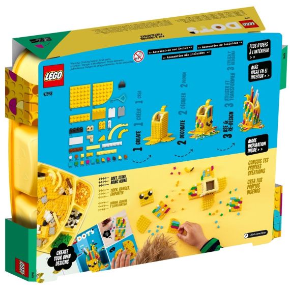 LEGO DOTS 41948 КОНСТРУКТОР ПОДСТАВКА ДЛЯ КАРАНДАШЕЙ „МИЛЫЙ БАНАН”