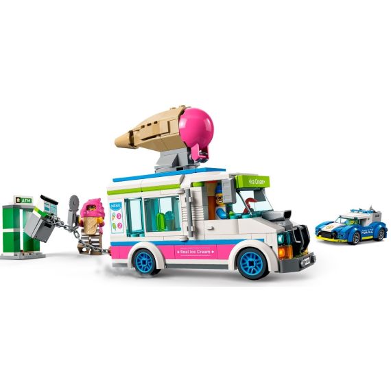 LEGO CITY 60314 КОНСТРУКТОР ПОГОНЯ ПОЛИЦИИ ЗА ГРУЗОВИКОМ С МОРОЖЕНЫМ