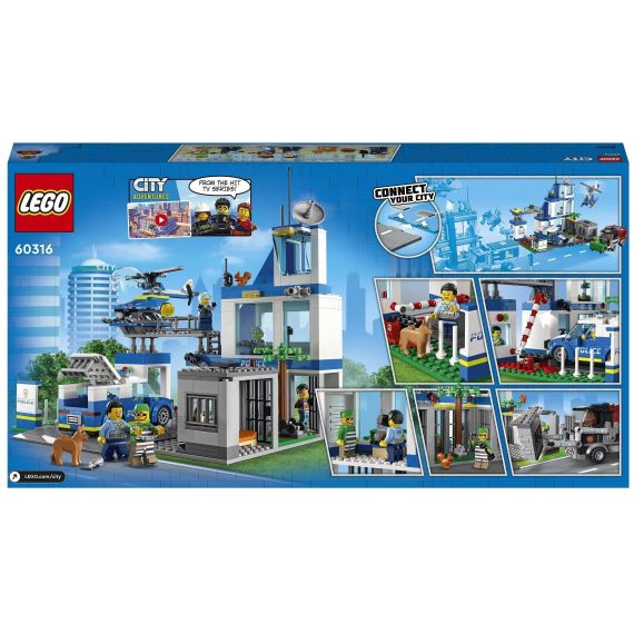 LEGO CITY 60316 КОНСТРУКТОР ПОЛИЦЕЙСКИЙ УЧАСТОК