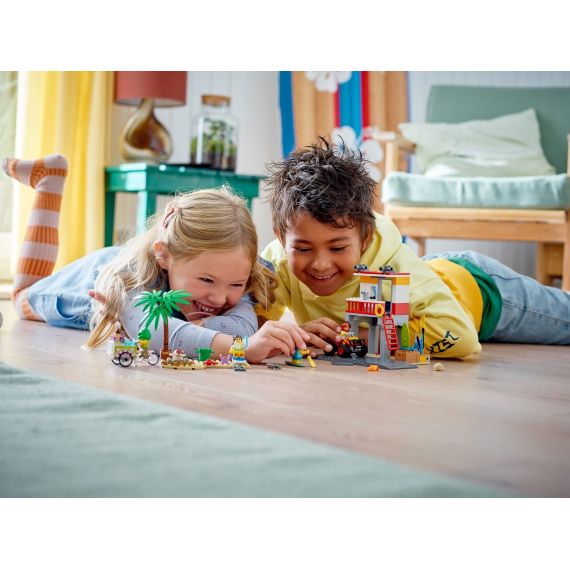 LEGO CITY 60328 КОНСТРУКТОР СПАСАТЕЛЬНЫЙ ПОСТ НА ПЛЯЖЕ