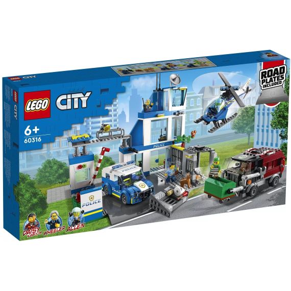 LEGO CITY 60316 КОНСТРУКТОР ПОЛИЦЕЙСКИЙ УЧАСТОК