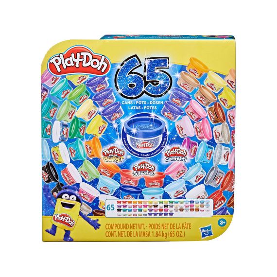 PLAY-DOH F1528 ПЛАСТИЛИН ЮБИЛЕЙНЫЙ 65 БАНОК