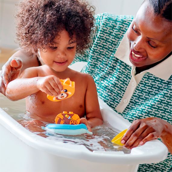 LEGO DUPLO 10964 КОНСТРУКТОР ПРИКЛЮЧЕНИЯ В ВАННОЙ: КРАСНАЯ ПАНДА НА ПЛОТУ