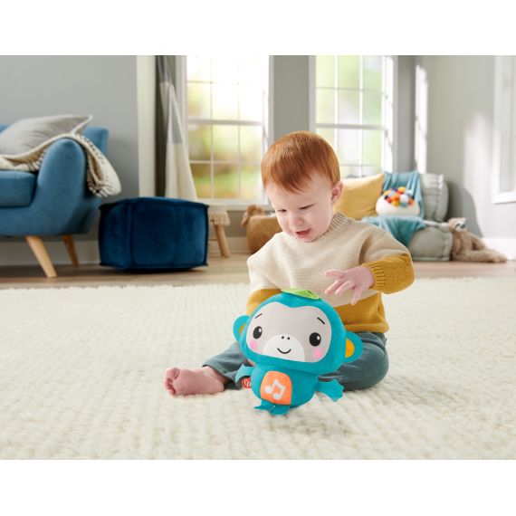 FISHER PRICE GWT71 МЯГКАЯ ИГРУШКА МУЗЫКАЛЬНАЯ ОБЕЗЬЯНКА