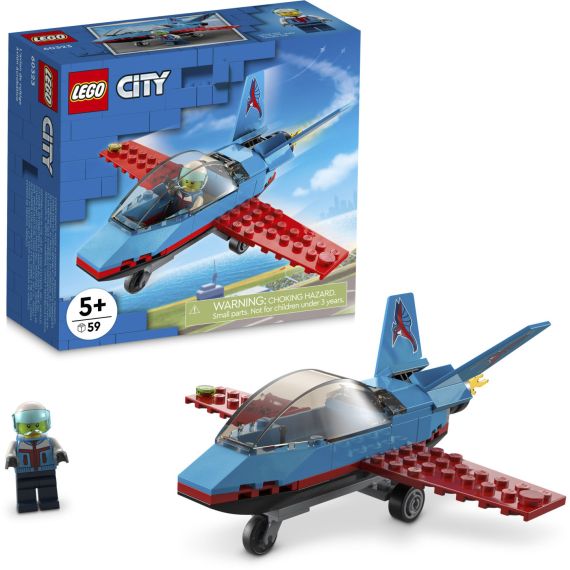 LEGO CITY 60323 КОНСТРУКТОР ТРЮКОВЫЙ САМОЛЁТ