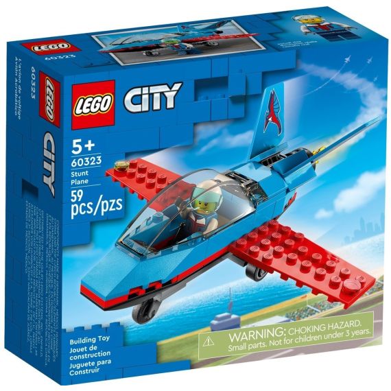 LEGO CITY 60323 КОНСТРУКТОР ТРЮКОВЫЙ САМОЛЁТ