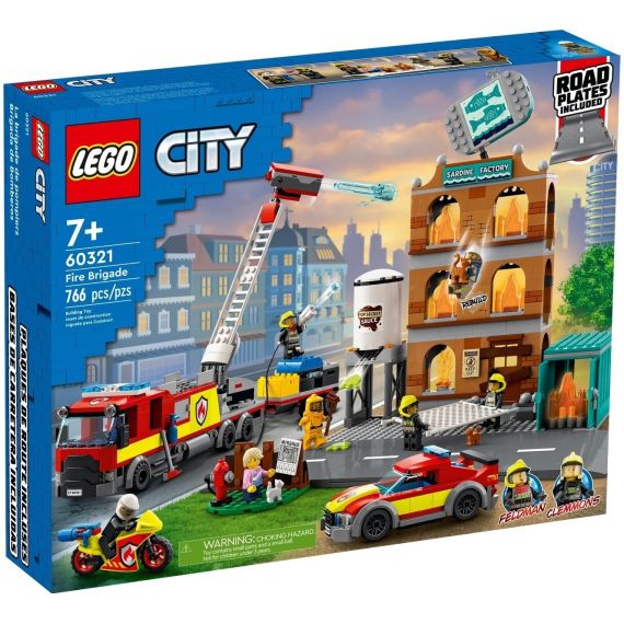 LEGO CITY 60321 КОНСТРУКТОР ПОЖАРНАЯ КОМАНДА