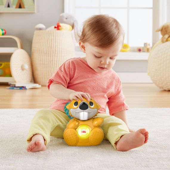FISHER PRICE LINKIMALS GXD83 ИНТЕРАКТИВНАЯ РАЗВИВАЮЩАЯ ИГРУШКА ВЕСЕЛЫЙ БОБЕР