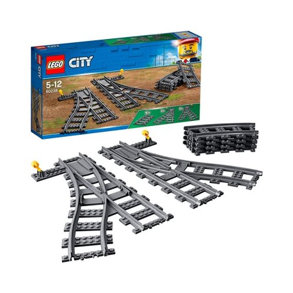 LEGO CITY 60238 КОНСТРУКТОР LEGO ЖЕЛЕЗНОДОРОЖНЫЕ СТРЕЛКИ