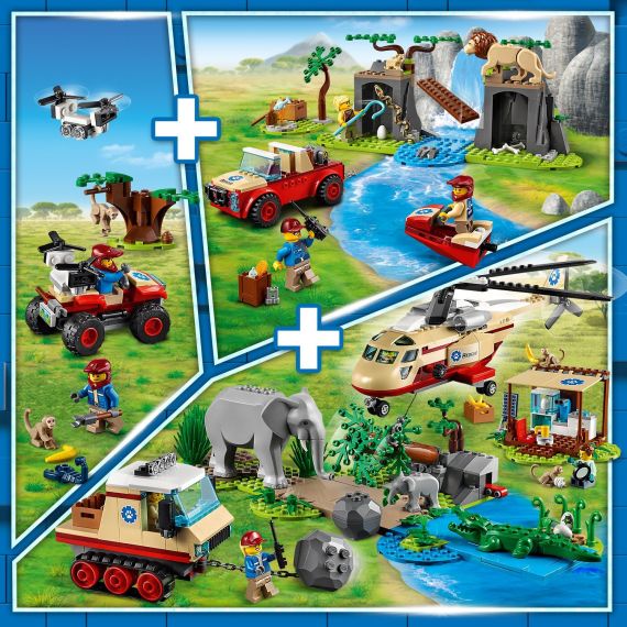 LEGO CITY 60300 КОНСТРУКТОР  WILDLIFE RESCUE ATV