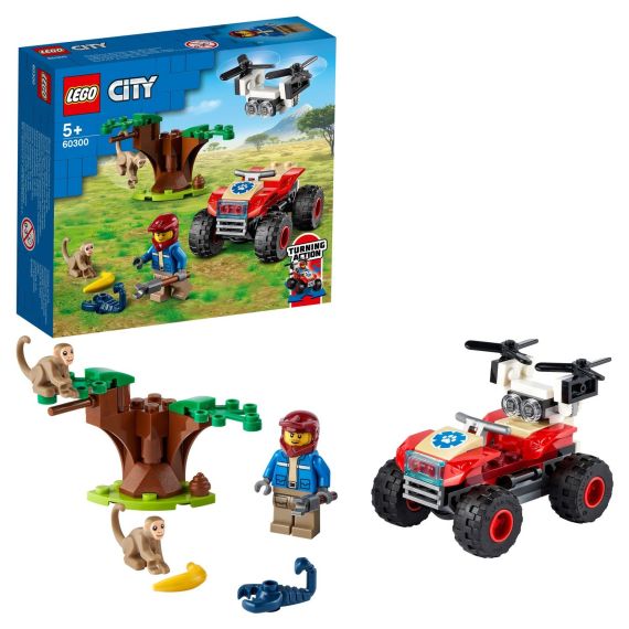 LEGO CITY 60300 КОНСТРУКТОР  WILDLIFE RESCUE ATV