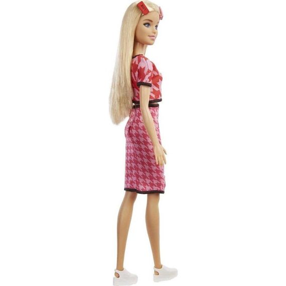 MATTEL BARBIE GRB59 КУКЛА МОДНИЦА В РОЗОВОМ КОСТЮМЕ