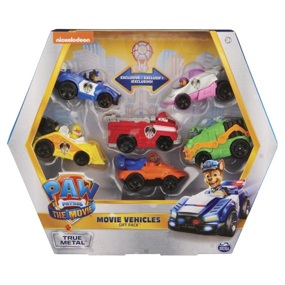 SPIN MASTER PAW PATROL 6060428 НАБОР МЕТАЛЛИЧЕСКИХ МАШИНОК, 6 ШТ.