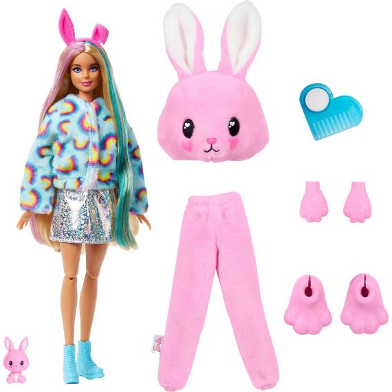 BARBIE HHG19 КУКЛА CUTIE REVEAL ЗАЙЧИК, 30 СМ