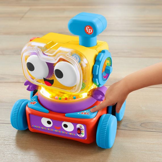 FISHER PRICE HCK37 ИГРУШКА ОБУЧАЮЩАЯ РОБОТ-БОТ 4 В 1