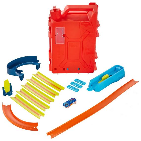 HOT WHEELS HDX78 ТРЕК TRACK BUILDER UNLIMITED FUEL CAN STUNT BOX