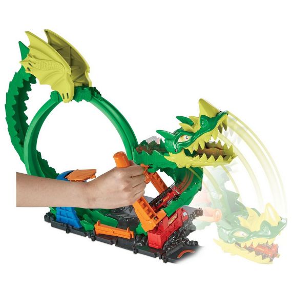 HOT WHEELS HDP03 НАБОР ИГРОВОЙ CITY DRAGON DRIVE FIREFIGHT