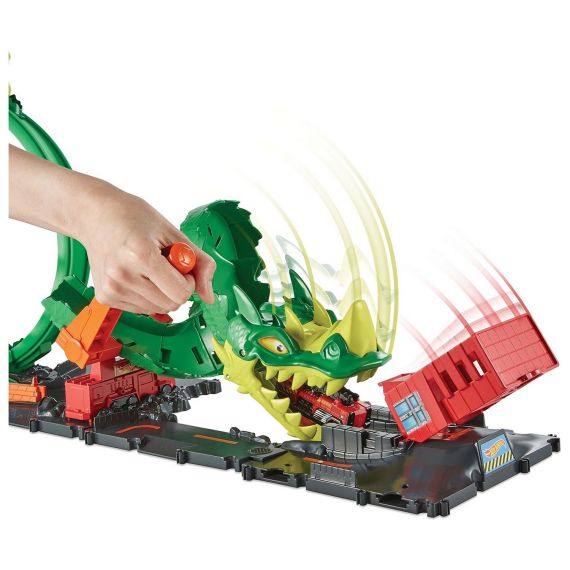 HOT WHEELS HDP03 НАБОР ИГРОВОЙ CITY DRAGON DRIVE FIREFIGHT