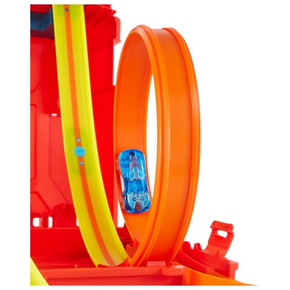 HOT WHEELS HDX78 ТРЕК TRACK BUILDER UNLIMITED FUEL CAN STUNT BOX