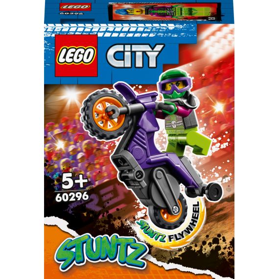 LEGO CITY STUNTZ 60296 КОНСТРУКТОР АКРОБАТИЧЕСКИЙ ТРЮКОВЫЙ МОТОЦИКЛ