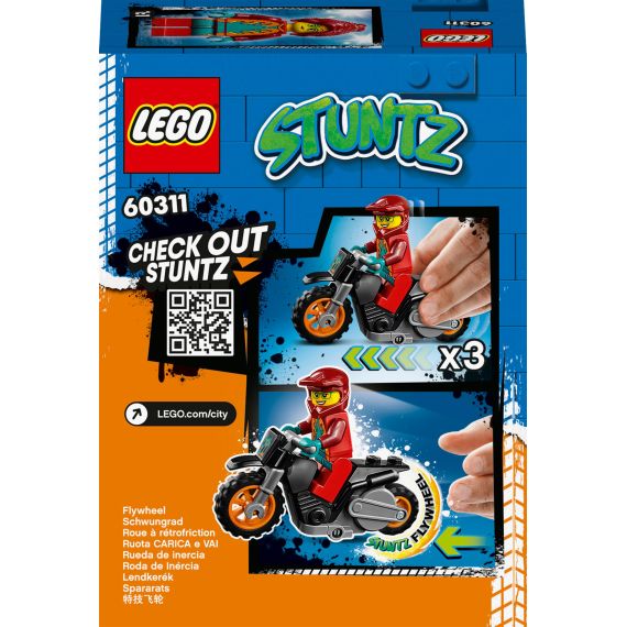 LEGO CITY STUNTZ 60311 КОНСТРУКТОР ОГНЕННЫЙ ТРЮКОВЫЙ МОТОЦИКЛ