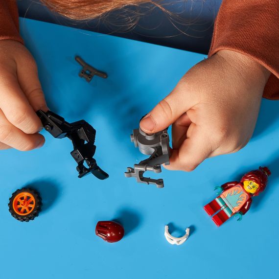 LEGO CITY STUNTZ 60311 КОНСТРУКТОР ОГНЕННЫЙ ТРЮКОВЫЙ МОТОЦИКЛ