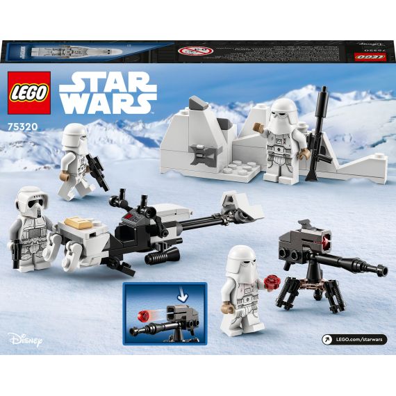 LEGO STAR WARS 75320 КОНСТРУКТОР БОЕВОЙ НАБОР СНЕЖНЫХ ПЕХОТИНЦЕВ