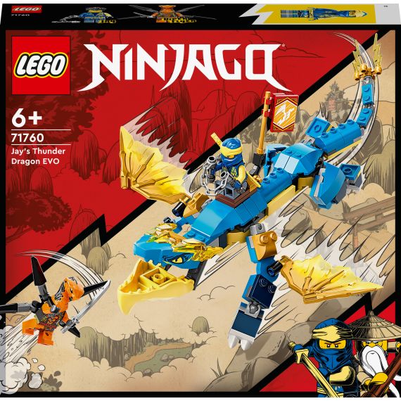 LEGO NINJAGO 71760 КОНСТРУКТОР ГРОЗОВОЙ ДРАКОН ЭВО ДЖЕЯ