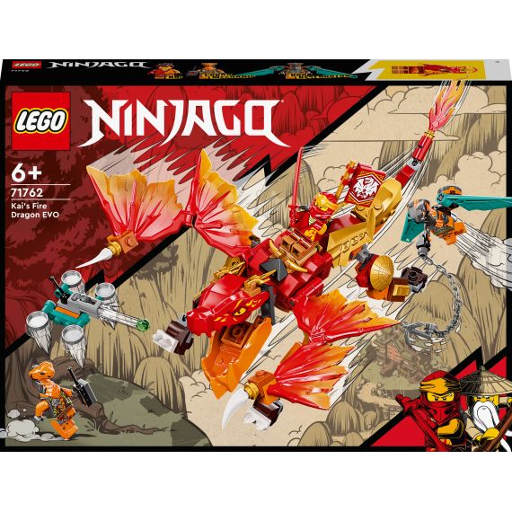 LEGO NINJAGO 71762 КОНСТРУКТОР ОГНЕННЫЙ ДРАКОН ЭВО КАЯ