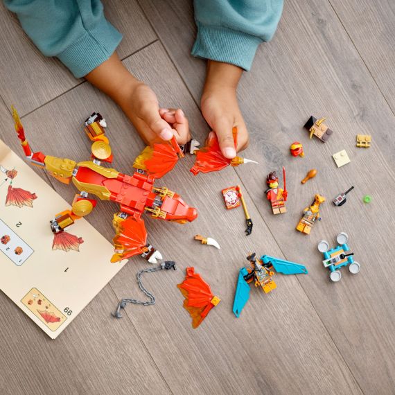 LEGO NINJAGO 71762 КОНСТРУКТОР ОГНЕННЫЙ ДРАКОН ЭВО КАЯ