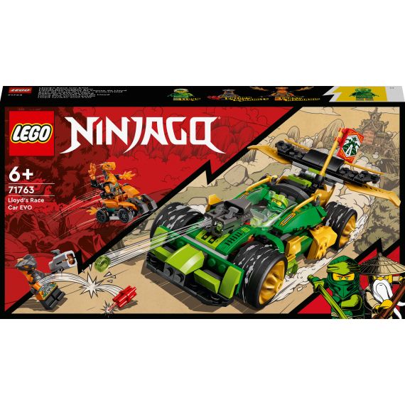 LEGO NINJAGO 71763 КОНСТРУКТОР ГОНОЧНЫЙ АВТОМОБИЛЬ ЭВО ЛЛОЙДА