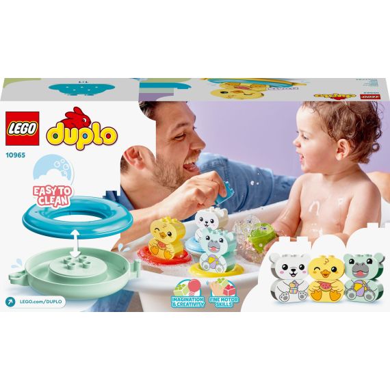 LEGO DUPLO 10965 КОНСТРУКТОР ПРИКЛЮЧЕНИЯ В ВАННОЙ: ПЛАВУЧИЙ ПОЕЗД ДЛЯ ЗВЕРЕЙ