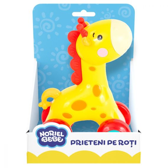NORIEL INT6153 ИГРУШКА ЖИРАФ НА КОЛЕСАХ