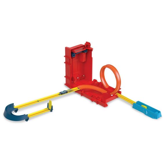 HOT WHEELS HDX78 ТРЕК TRACK BUILDER UNLIMITED FUEL CAN STUNT BOX