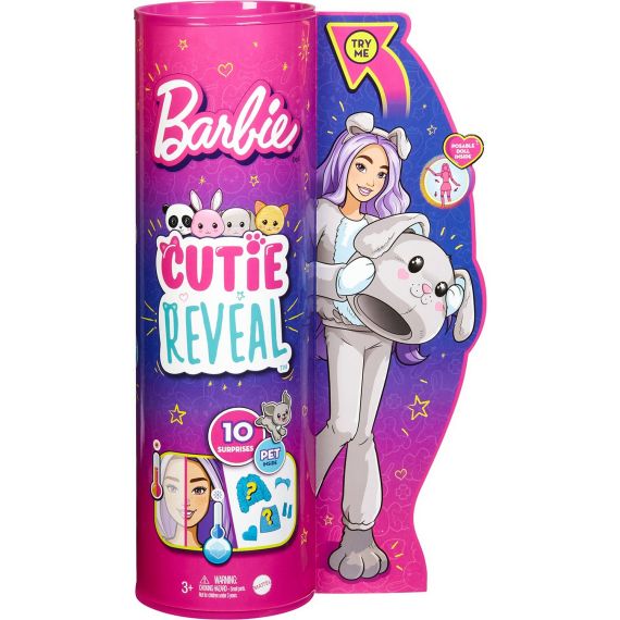 BARBIE HHG21 КУКЛА CUTIE REVEAL ЩЕНОК, 30 СМ