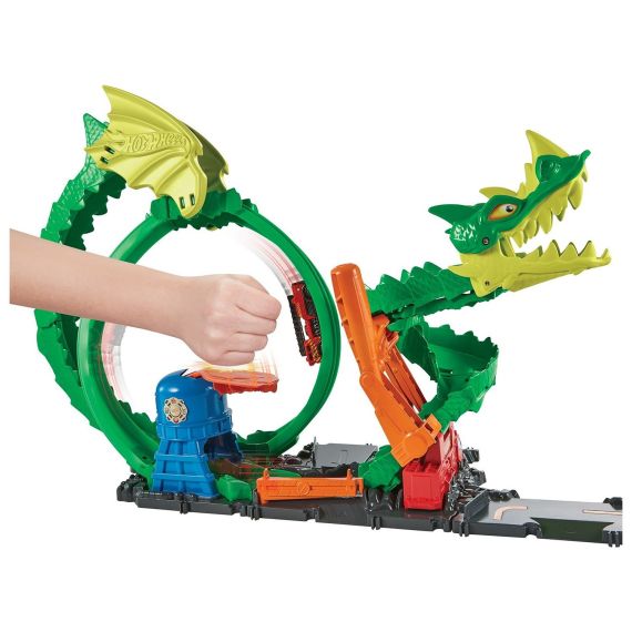 HOT WHEELS HDP03 НАБОР ИГРОВОЙ CITY DRAGON DRIVE FIREFIGHT