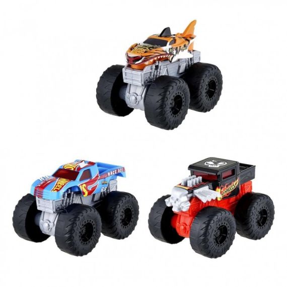 HOT WHEELS HDX60 МАШИНА MONSTER TRUCKS ROARIN' WRECKERS BONE SHAKER TRUCK