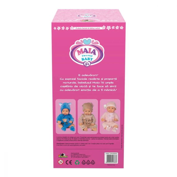 NORIEL INT3640 КУКЛА МАЙЯ DELUXE PINK, 42 СМ