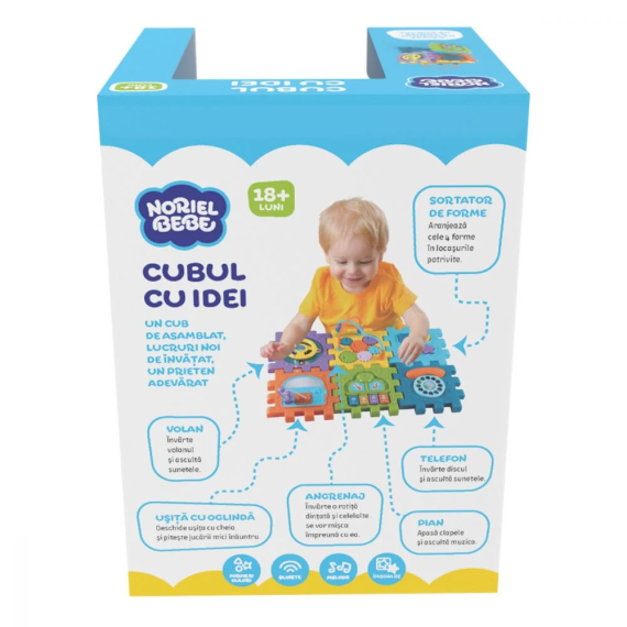 NORIEL INT3831 РАЗВИВАЮЩАЯ ИГРУШКА КУБ С ИДЕЯМИ